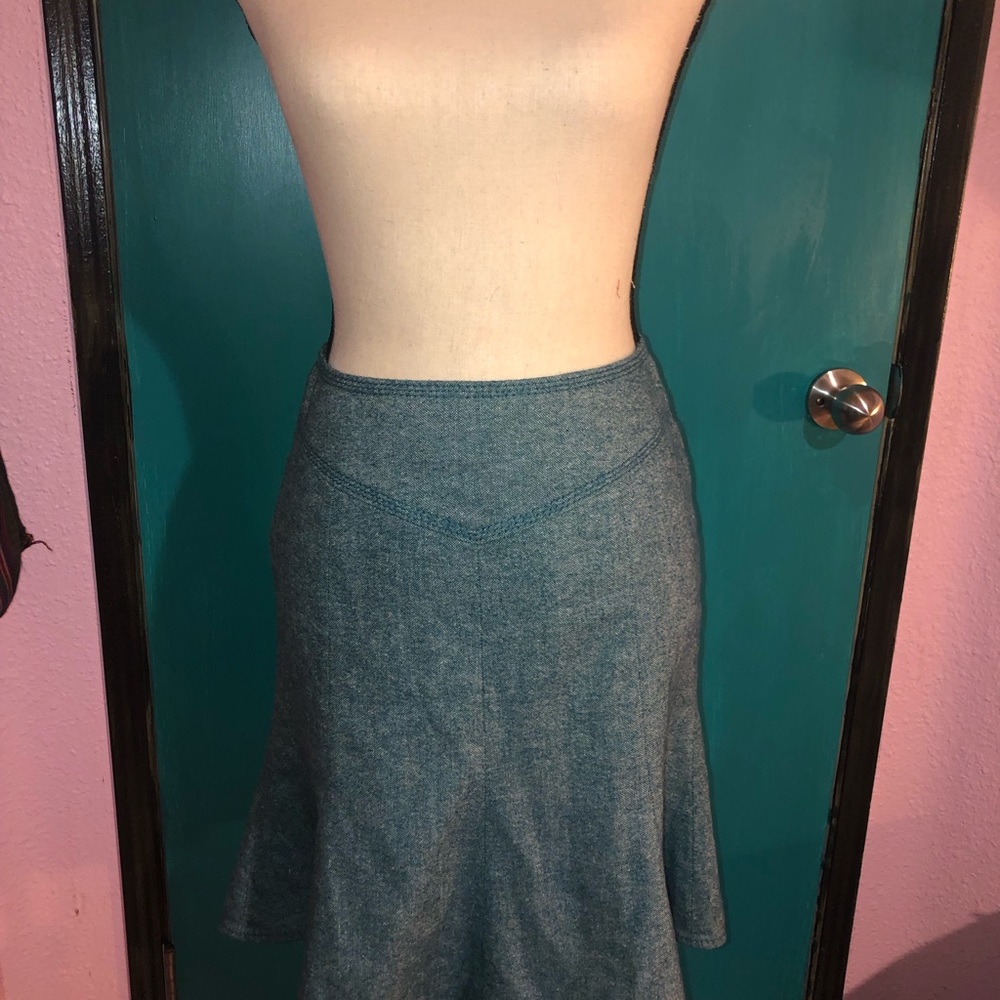3/$12 Anne Taylor Loft Wool Skirt - Picture 3 of 6
